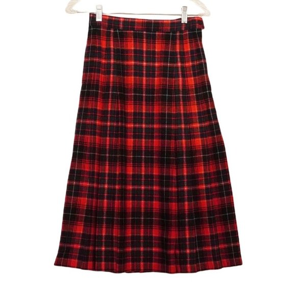 Pendleton Skirt Plaid Pleated Authentic Macinnes Tartan Womens Size 8 Petite - Picture 8 of 11